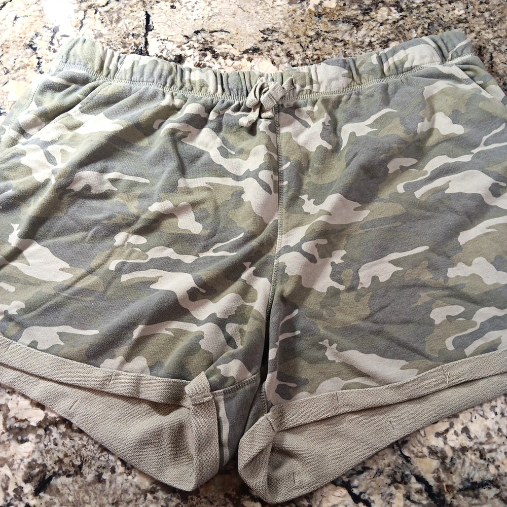 Plus Size 4x George Camo High Rise Stretchy Womens Shorts Super Comfy